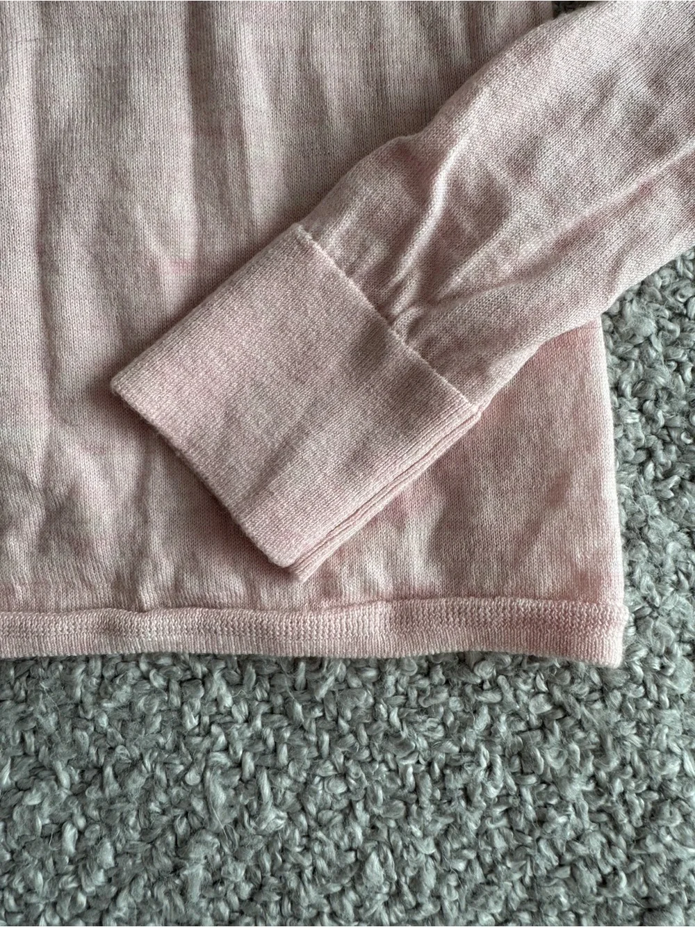 J. Crew Soft Pink Carolyn fitted crewneck sweater in merino wool